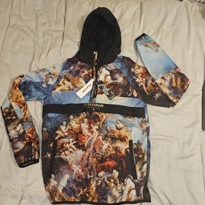 Reason Men's Baroque Pullover Windbreaker Jacket - Small